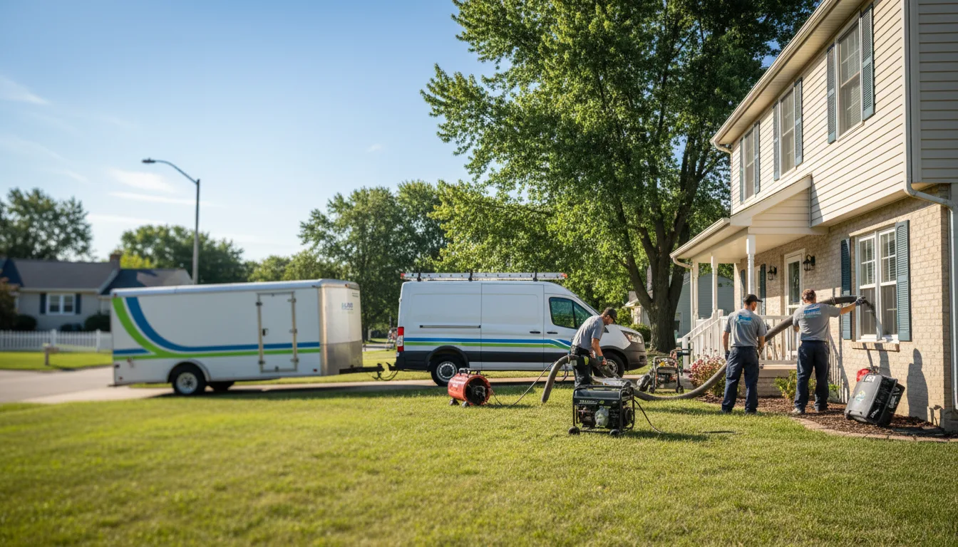 Flooded Basement Restoration And Cleanup With Repair in Jamaica, IA near me